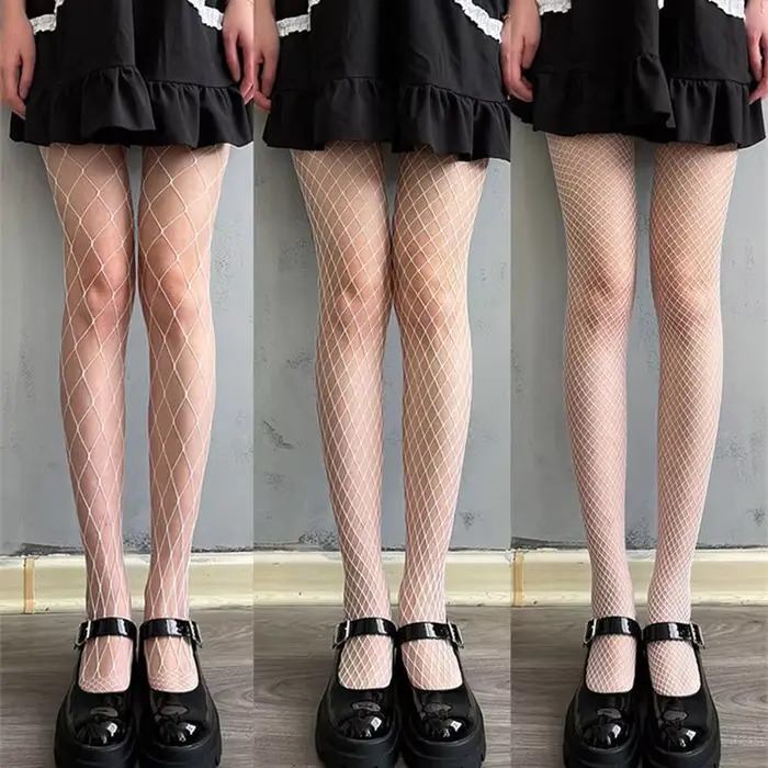 Collants résille en maille pour femmes