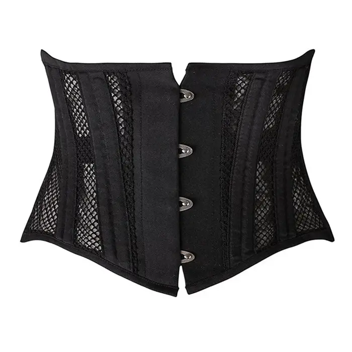 Gaine amincissante pour femme, ventre plat en acier désossé, grande taille, maille respirante, à lac