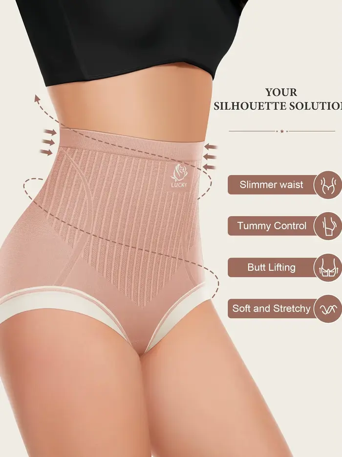 Culotte façonnante taille haute pour femme – Contrôle du ventre et levage des fesses sans couture
