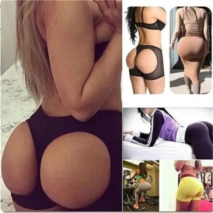 Bout à bout Shaper culottes Shorts bout à bout sous-vêtements slips femmes corps Shaper Sexy cul Push Up culotte fesse ouvert hanche butin