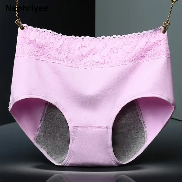 Culotte Menstruelle Imperméable en Coton à Absorption Rapide pour Femme