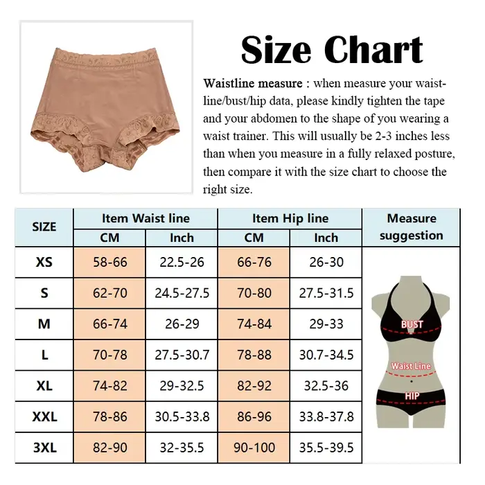 Culotte de Contrôle Sexy à Haute Compression