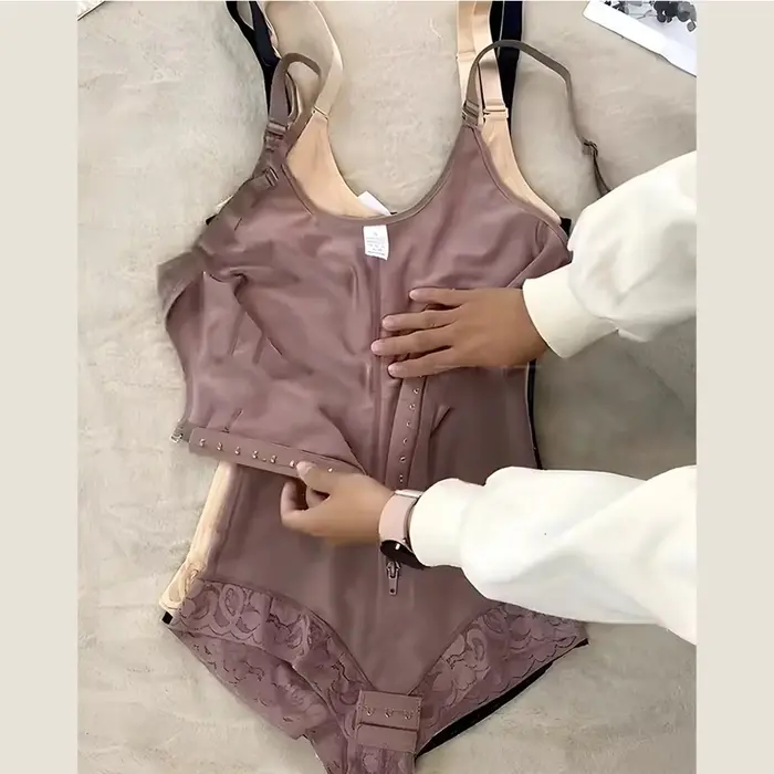 Femmes Shapewear Body Corset serré minceur gaine Correction abdominale sans couture string corps Shaper Faja colombien post-partum