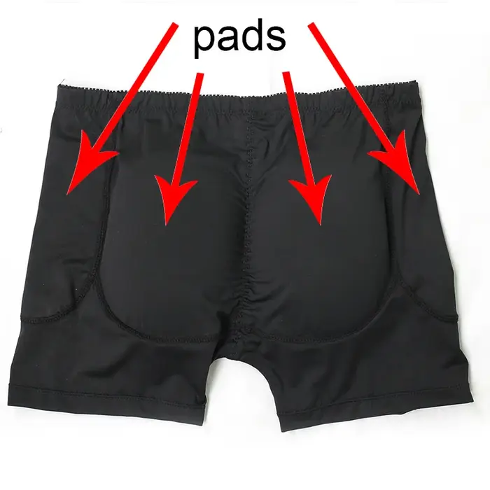 Shapewear hommes corps Shaper hanche Pad remplissage bout