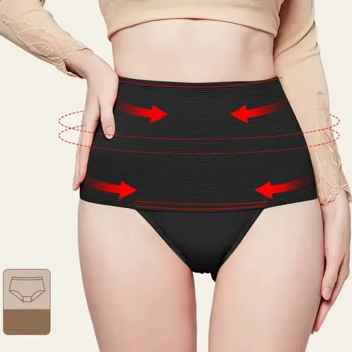 Culotte gainante taille haute pour femme