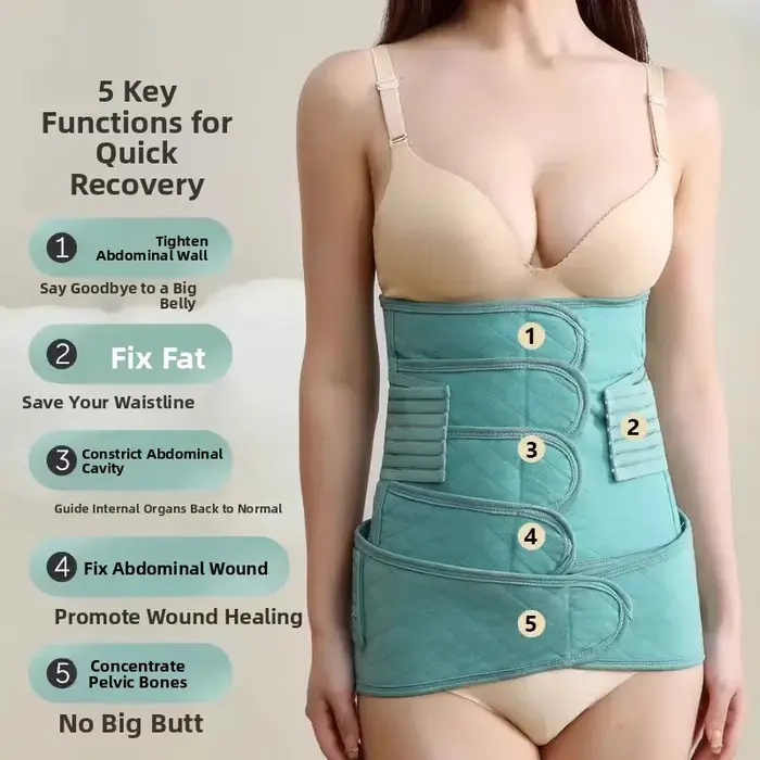 Ceinture abdominale post-partum modèle fin