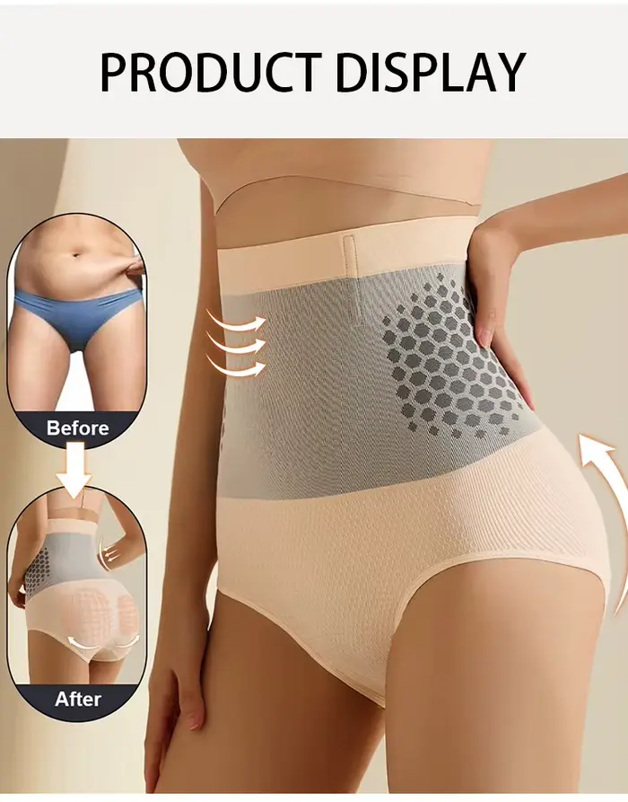 Culotte gainante taille haute sans couture pour femme