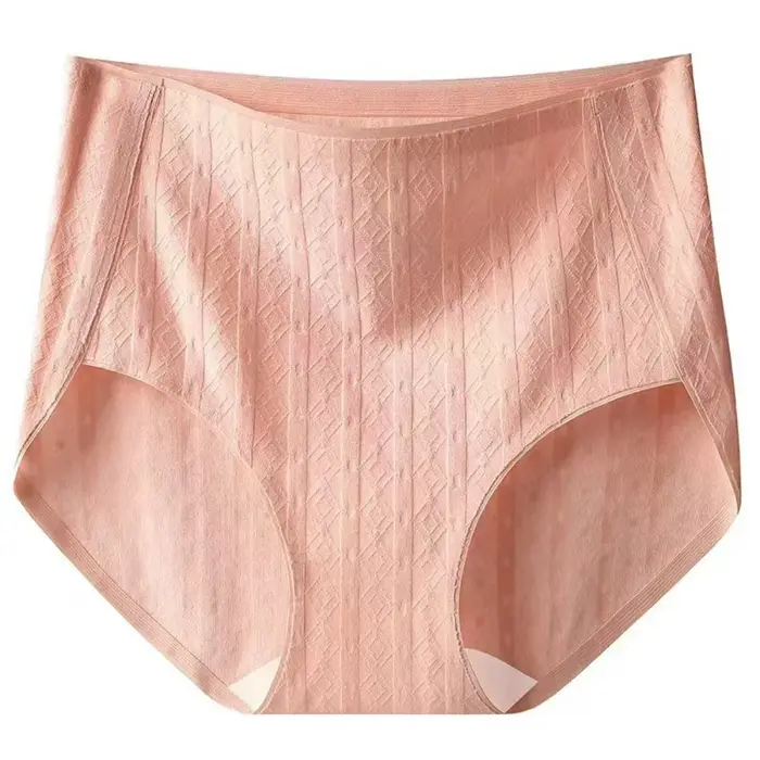 Culottes fines en coton grande taille couleur unie taille haute respirantes sans coutures pour l'été