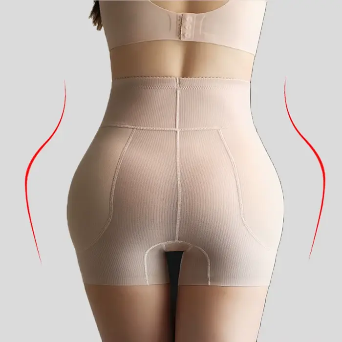 Bout à bout rehausseur sous-vêtements taille haute femmes ventre serrage culotte hanche Shapewear fesses corps Shaper bout à bout coussin culotte
