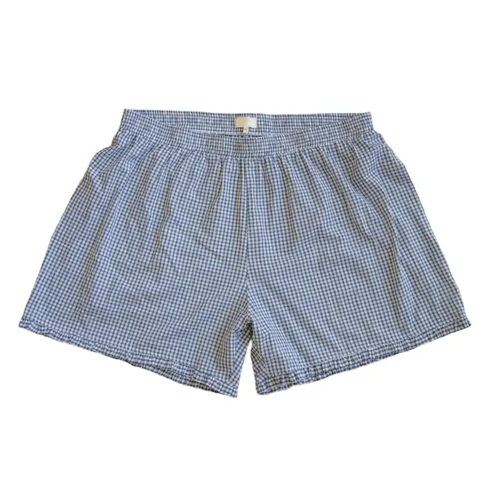 Short de pyjama imprimé à carreaux rayés pour femmes, boxers esthétiques Y2K, taille élastique, vête