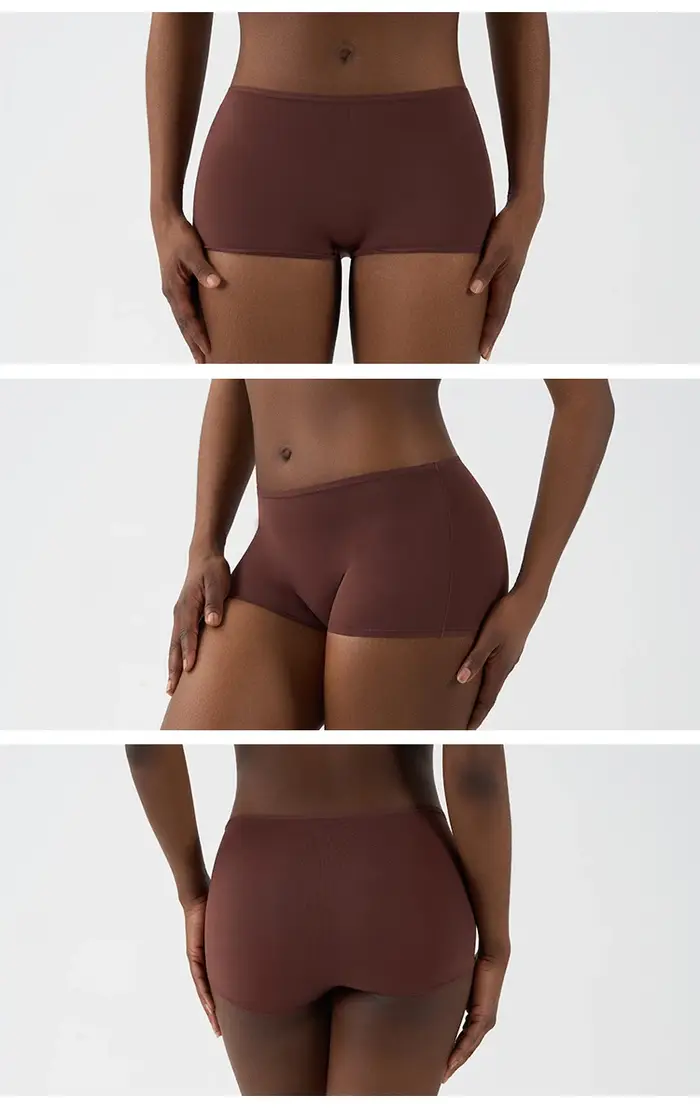 Haute élasticité femmes culottes respirant confortable sport slips antibactérien entrejambe Yoga pantalon Femme