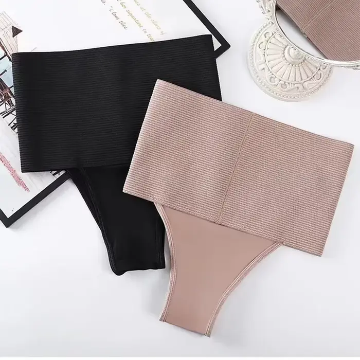 Femmes taille haute corps Shaper Compression contrôle culotte minceur Shapewear sous-vêtements respirant bout