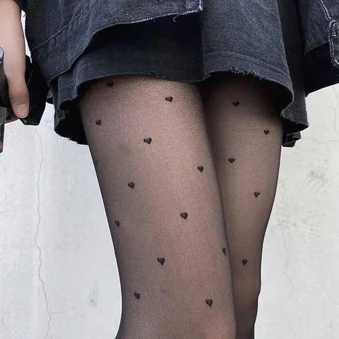 Collants classiques en soie pour femmes, Sexy, fins, blancs, pour boîte de nuit, Vintage, cuisses transparentes, bonneterie élastique