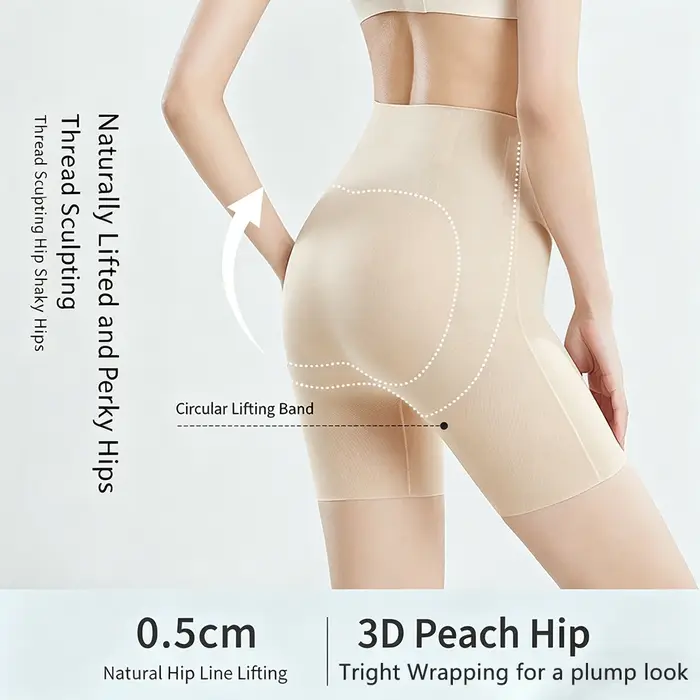 Shorty gainant taille haute pour femme