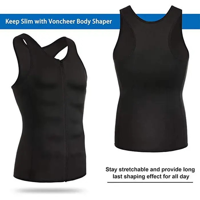 Gilet de compression amincissant pour homme