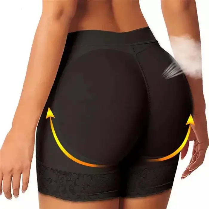 Nouveau Style femmes Pantie Push Up hanche taille haute élastique rembourré culotte sous-vêtements de sécurité maigre Bodyshort surdimensionné