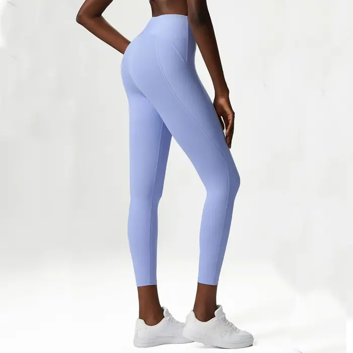 Pantalons de Yoga pour femmes, sensation nue, Leggings taille haute en Nylon extensible, collants Se