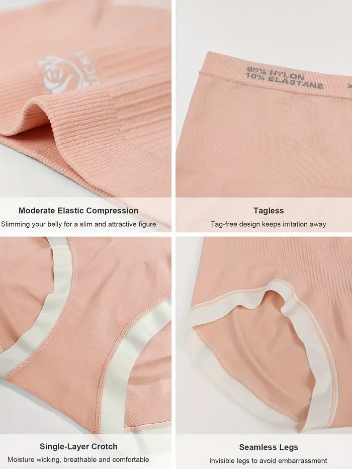Culotte façonnante taille haute pour femme – Contrôle du ventre et levage des fesses sans couture