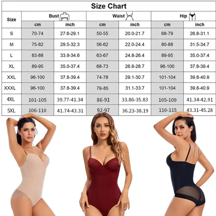 Body femmes Shapewear corps Shaper avec tasse