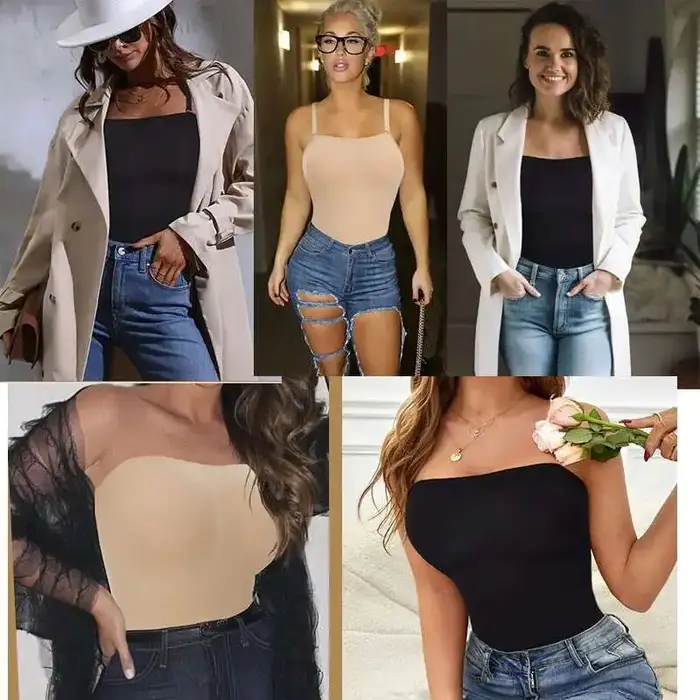 Body string sans bretelles Bustier bustiers femmes épaules dénudées sans couture Bodyshaper sculpter ventre contrôle corps Shaper Compression