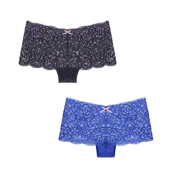 Boyshorts sous-vêtements pour femmes culottes florales Sexy S-XL filles taille basse dames Boxer confortable
