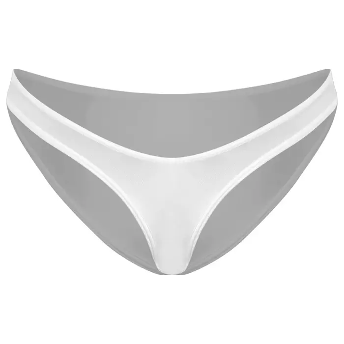 Culottes micro brillantes pour femmes, entrejambe étroit, extensibles, sans couture, sous-vêtements