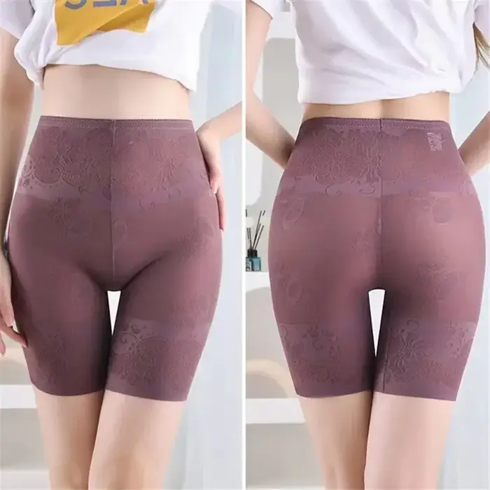 Femmes bout à bout contrôle du ventre dentelle garniture taille haute Shapewear slips sans couture minceur culotte pour la mise en forme du corps Invisible