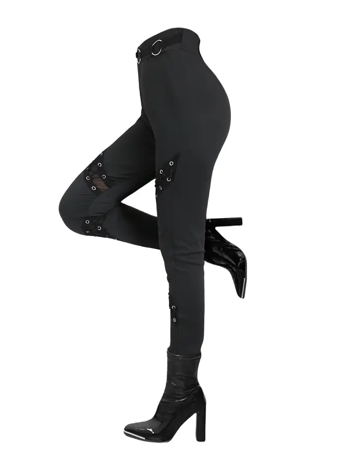 Dressfo Leggings gothiques pour femmes