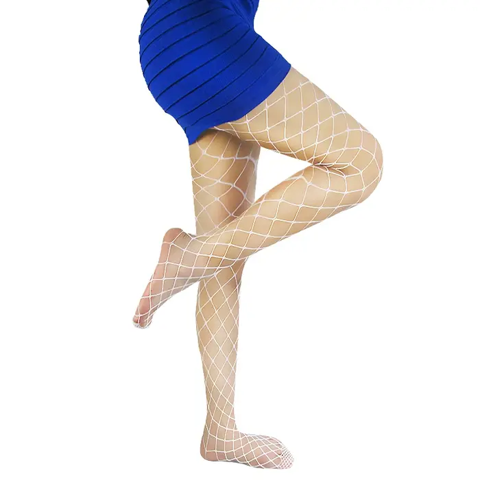 Bas résille multicolores pour femmes