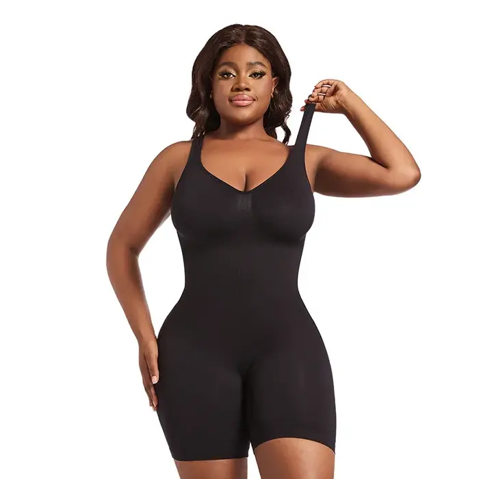 Body gainant amincissant pour femme grande taille