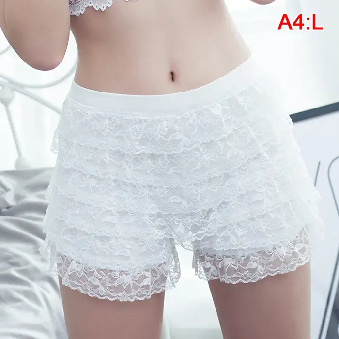 Short de sécurité en dentelle pour femme