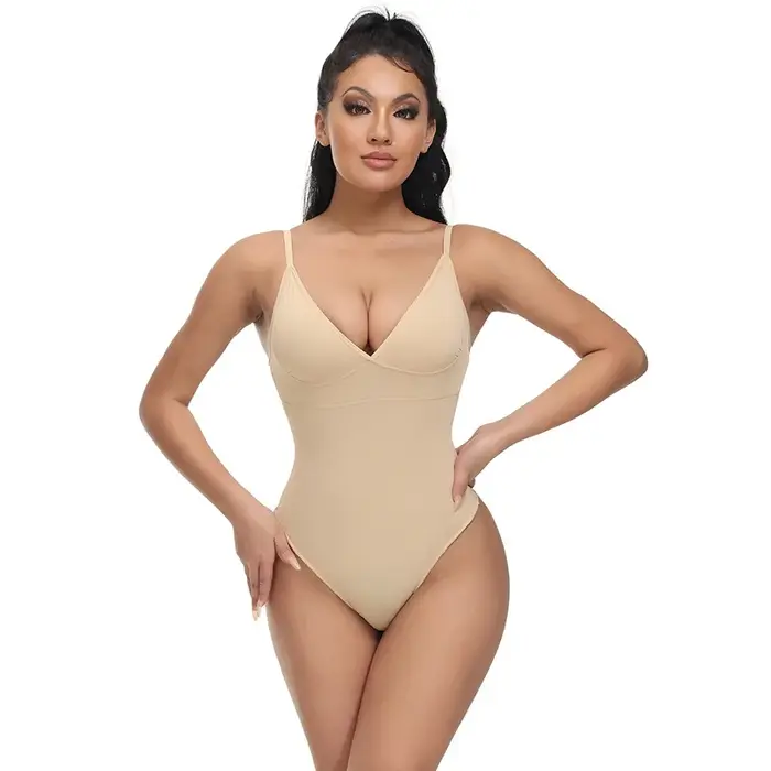 Combinaison gainante intégrale pour femme, effet ventre plat, amincissante, sous-vêtement sculptant