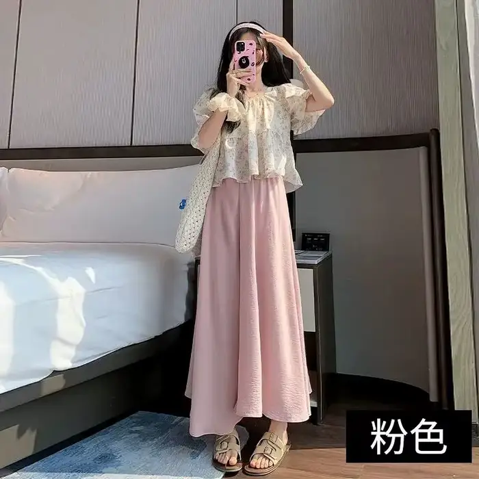 Culottes en soie glacée pour femme