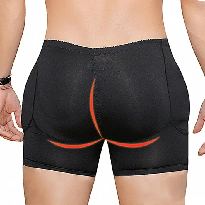 Shapewear hommes corps Shaper hanche Pad remplissage bout