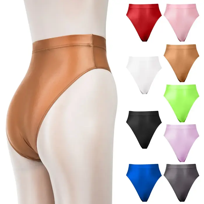 Culotte en Satin Brcorporelle de Grande Taille pour Femme