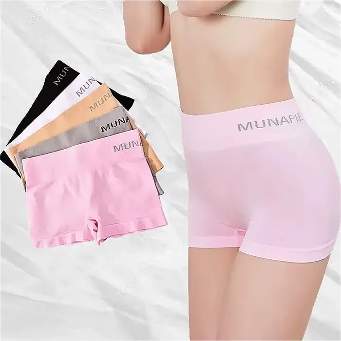 4 pièces sécurité femme culottes pantalons pour femmes sans couture corps façonnage décontracté court dames Boxer slips Boyshorts sous-vêtements en coton
