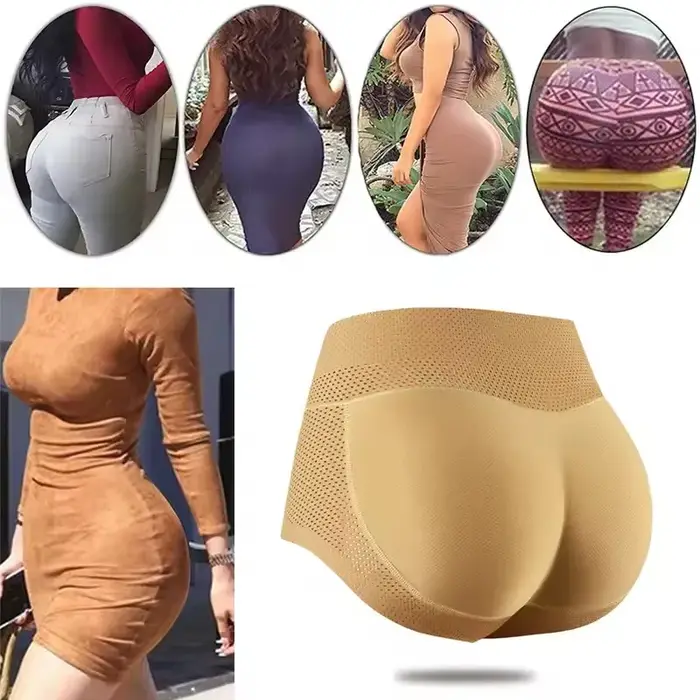 Culotte gainante rehausse-fesses avec coussinets pour les hanches