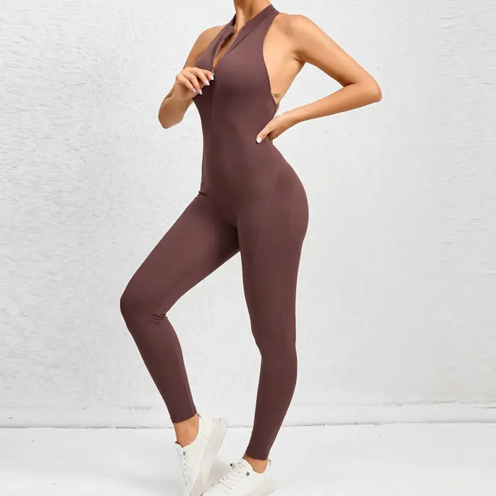 Combinaison de yoga grande taille sans couture
