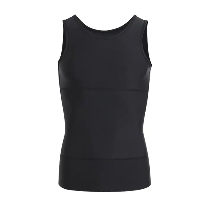 Hommes Shapewear cacher gynécologie Compression débardeurs
