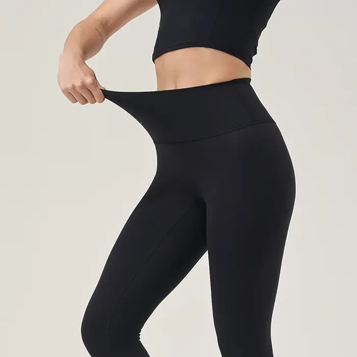 TRY TO BN Pantalon de yoga taille haute sans couture pour femme, leggings de fitness, collants push-