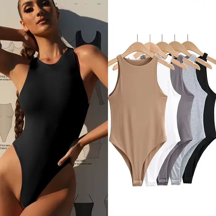 Body Sexy sans manches pour femmes