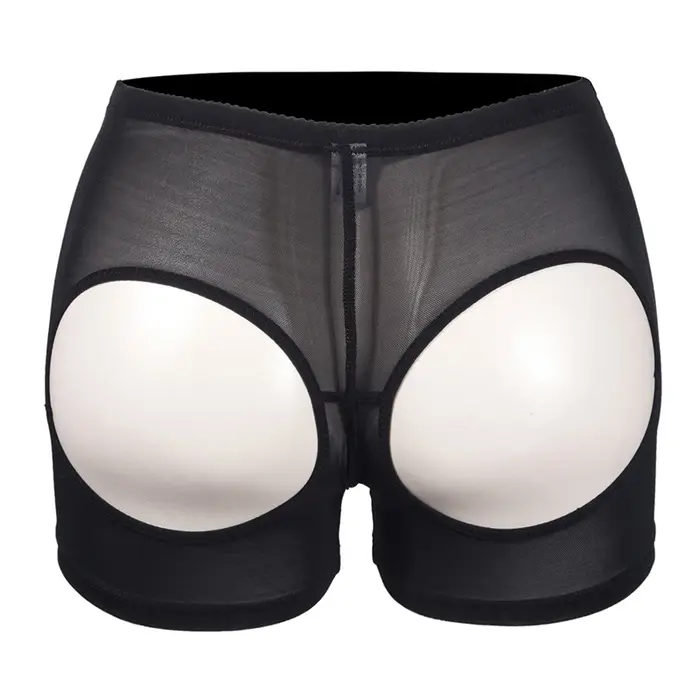 Bout à bout Shaper culottes Shorts bout à bout sous-vêtements slips femmes corps Shaper Sexy cul Push Up culotte fesse ouvert hanche butin
