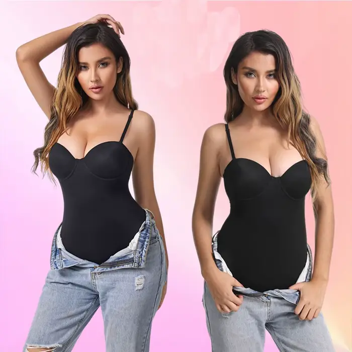 Body sculptant pour femme avec soutien-gorge intégré