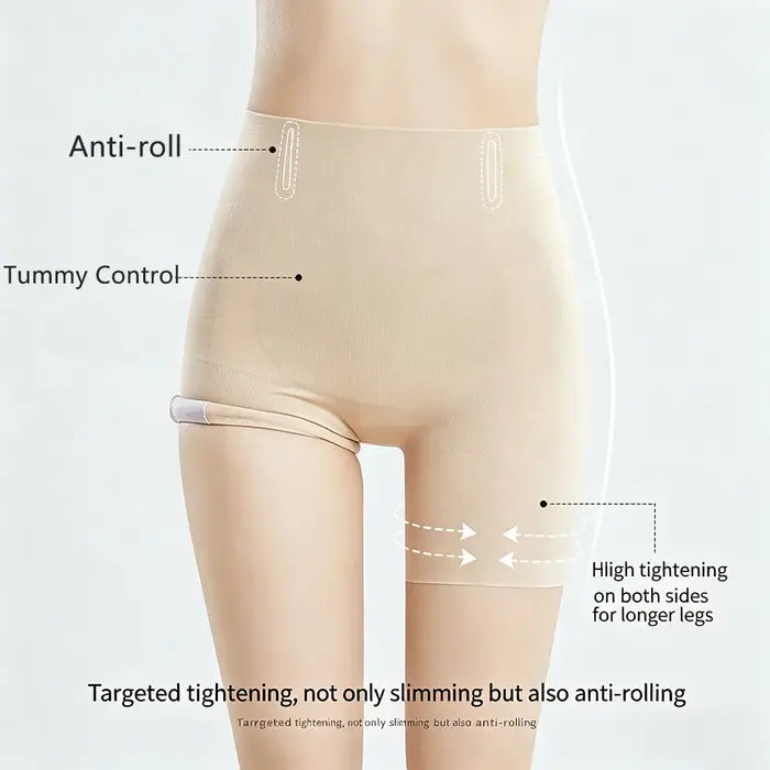 Shorty gainant taille haute pour femme