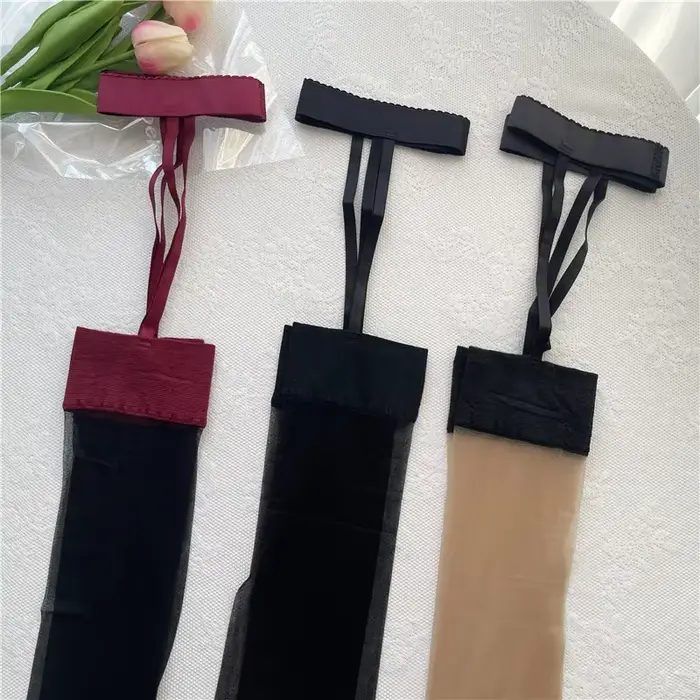 Collants Sexy à entrejambe ouvert femmes
