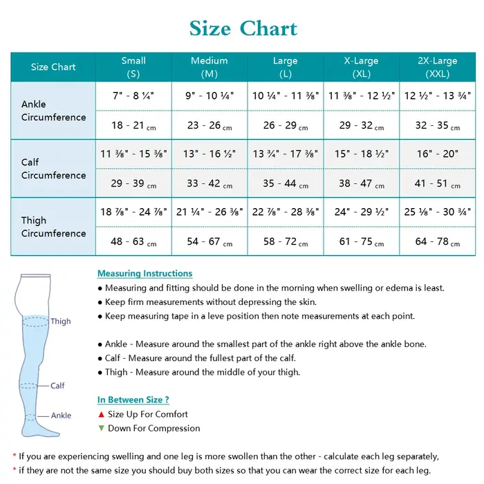 Chaussettes médicales collants de Compression 23-32 MmHg femmes aide à soulager les symptômes des varices