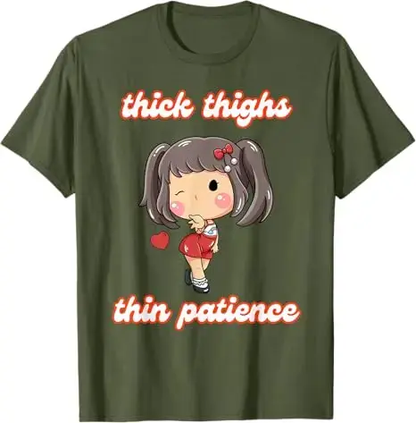 T-shirt optique cuisses minces Patience pour filles