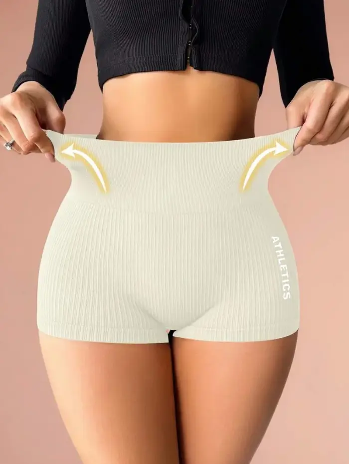 Exercice taille haute, compression abdominale, short de yoga serré, course à pied à séchage rapide p