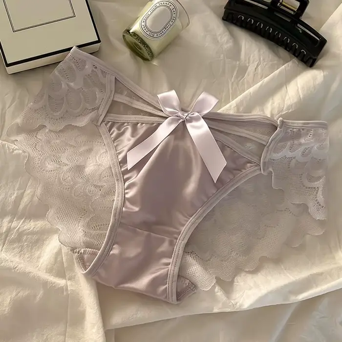 Culottes pour femmes respirantes en tissu pur et lisse