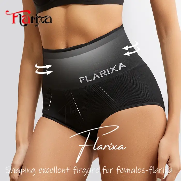 Flarixa sans couture Shaper ventre contrôle culottes femmes façonnage slips post-partum